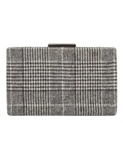 Maya Black/White Clutch