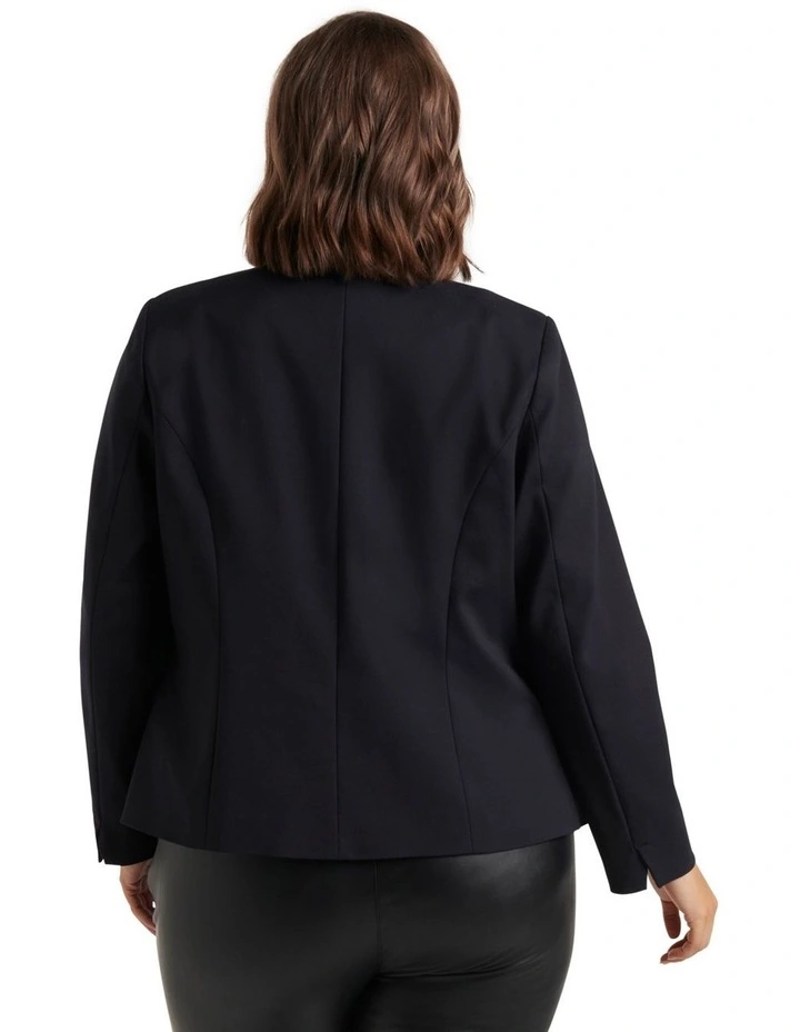 Ally Fitted Blazer Navy 2 Ally Fitted Blazer Navy - Image 2