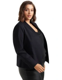 Ally Fitted Blazer Navy 7 Ally Fitted Blazer Navy -Myer Clothing Shop 906875920 3 720x928