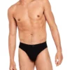 Cotton Rib Brief In Black