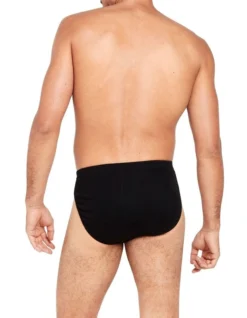 Cotton Rib Brief In Black -Myer Clothing Shop 906957380 3 720x928