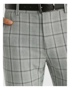 Chief Skinny Check Chino In Grey -Myer Clothing Shop 907342930 3 1 720x928