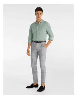 Chief Skinny Check Chino In Grey -Myer Clothing Shop 907342930 4 1 720x928