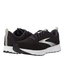BROOKS Revel 4 Black/White Running Shoe 5 BROOKS Revel 4 Black/White Running Shoe -Myer Clothing Shop 907907590 3 720x928