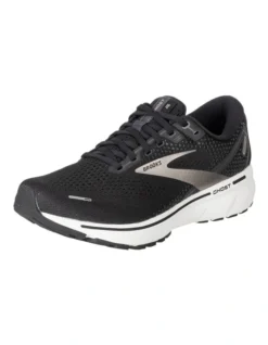 BROOKS Ghost 14 Wide 2E Black/White/Silver Running Shoe -Myer Clothing Shop 907908580 3 720x928