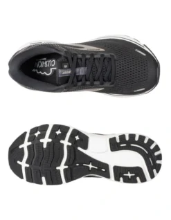 BROOKS Ghost 14 Wide 2E Black/White/Silver Running Shoe -Myer Clothing Shop 907908580 4 720x928