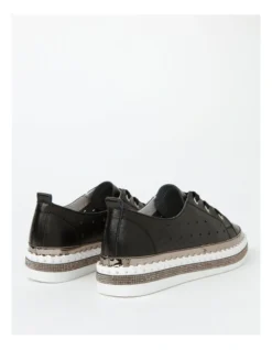 Regatta Clara Black Leather Sneaker -Myer Clothing Shop 908008930 6 720x928