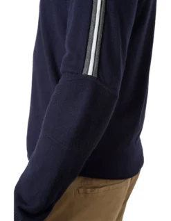 Ottoman Racer Crew Knit Navy -Myer Clothing Shop 909451900 4 720x928