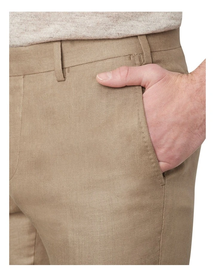 Sandino Linen Trouser In Natural 4 Sandino Linen Trouser In Natural - Image 4