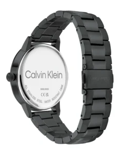 Calvin Klein Linked Bracelet For Him Ionic Plated Black Steel Watch 25200057 -Myer Clothing Shop 909519850 3 720x928