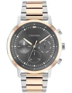 Calvin Klein Gauge Two Tone Stainless Steel Watch 25200064