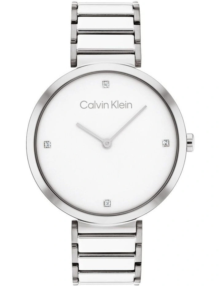 Calvin Klein Minimalistic T Bar 36mm Silver Stainless Steel Watch 25200137 1 Calvin Klein Minimalistic T Bar 36mm Silver Stainless Steel Watch 25200137