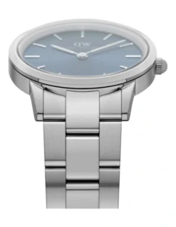 Daniel Wellington Iconic Link Arctic 40mm Silver/Blue Watch DW00100448 -Myer Clothing Shop 909588250 3 720x928