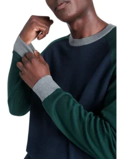 Maxwell Crew Knit Sweater Navy -Myer Clothing Shop 909655210 4 720x928