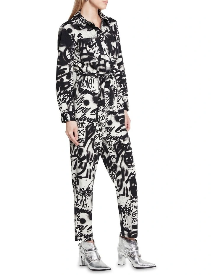 Soul Tonic One Piece Jumpsuit Black/White 3 Soul Tonic One Piece Jumpsuit Black/White - Image 3