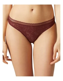 Simone Perele Comete Tanga Brief Autumn Red -Myer Clothing Shop 909804610 3 720x928