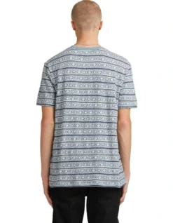 Quiksilver Trip Jaquard T-Shirt Blue -Myer Clothing Shop 910807480 3 720x928