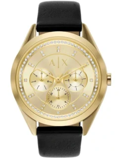 Armani Exchange Lady Giacomo Black Analogue Watch AX5656