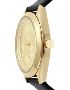 Armani Exchange Lady Giacomo Black Analogue Watch AX5656 -Myer Clothing Shop 910836190 3 720x928