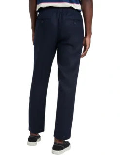 Beams Linen Pant In Navy -Myer Clothing Shop 911114470 3 720x928
