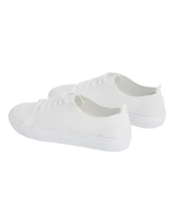 Josie Knit Sneaker In Whisper White -Myer Clothing Shop 911877400 911859850 4 720x928