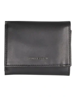Van Heusen Trifold Wallet With ID Window In Black