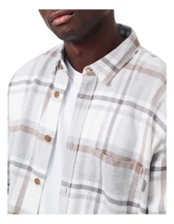 The Carver Long Sleeve Shirt Grey Tweed 7 The Carver Long Sleeve Shirt Grey Tweed -Myer Clothing Shop 912207610 3 720x928