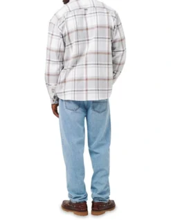 The Carver Long Sleeve Shirt Grey Tweed 8 The Carver Long Sleeve Shirt Grey Tweed -Myer Clothing Shop 912207610 4 720x928