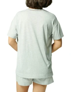 Simone Perele Brume Short Sleeve Top Mineral Grey -Myer Clothing Shop 912247750 3 720x928