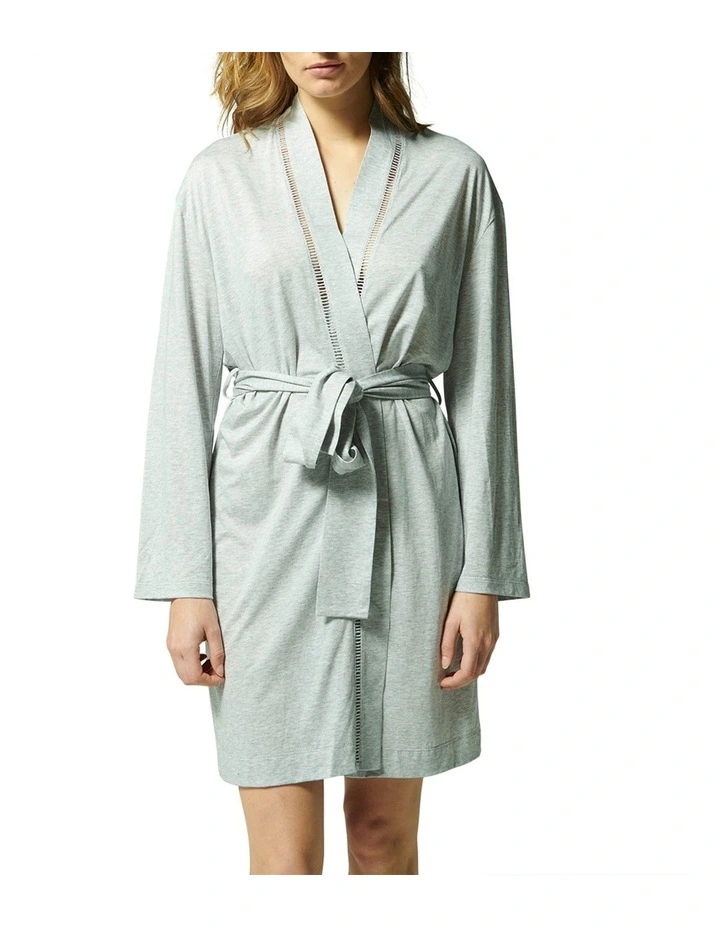 Simone Perele Brume Kimono Robe Mineral Grey 1 Simone Perele Brume Kimono Robe Mineral Grey