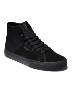 DC Manual High Top Suede Black Shoes -Myer Clothing Shop 912685510 3 720x928