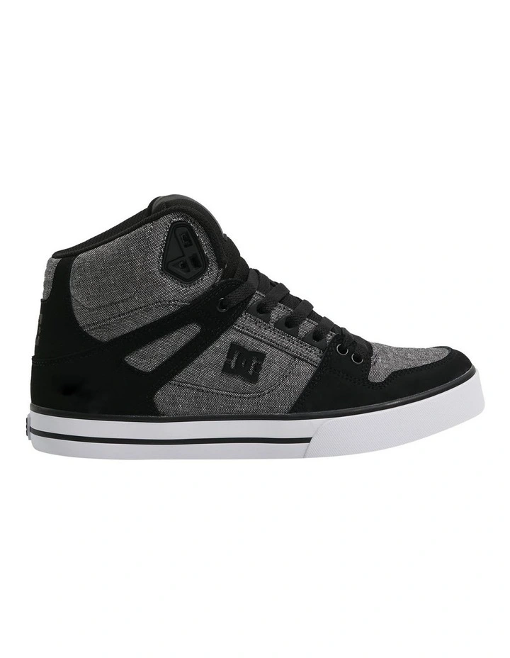 DC Pure High-Top Shoes In Black 1 DC Pure High-Top Shoes In Black
