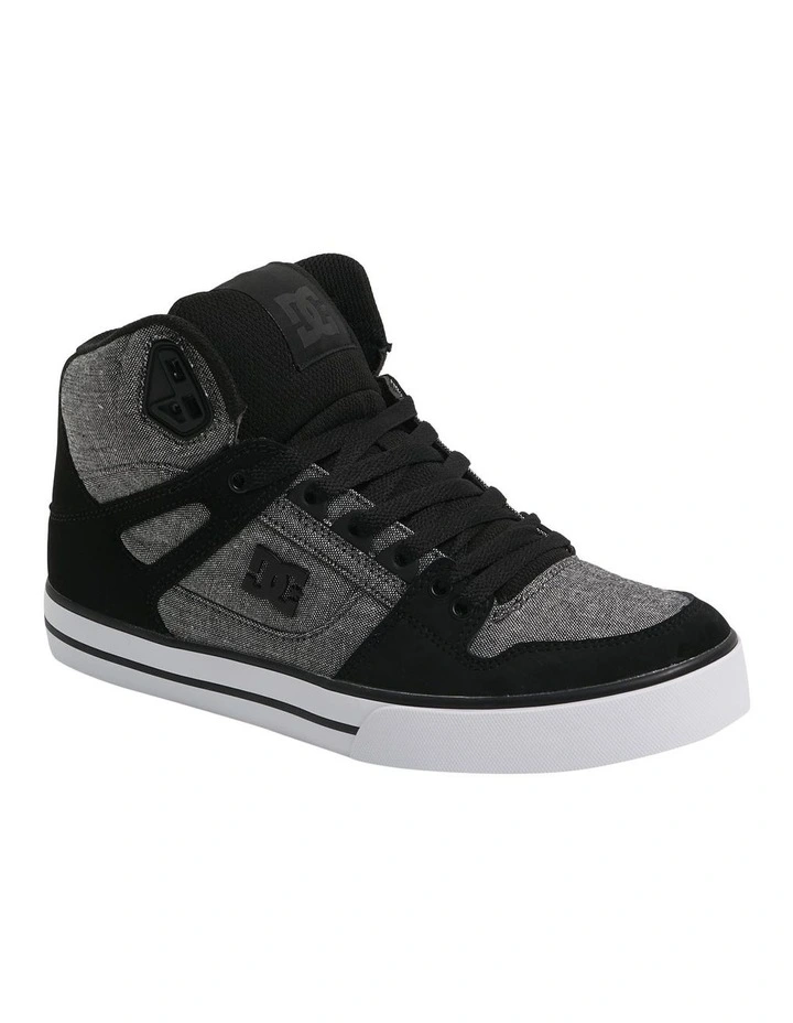 DC Pure High-Top Shoes In Black 2 DC Pure High-Top Shoes In Black - Image 2