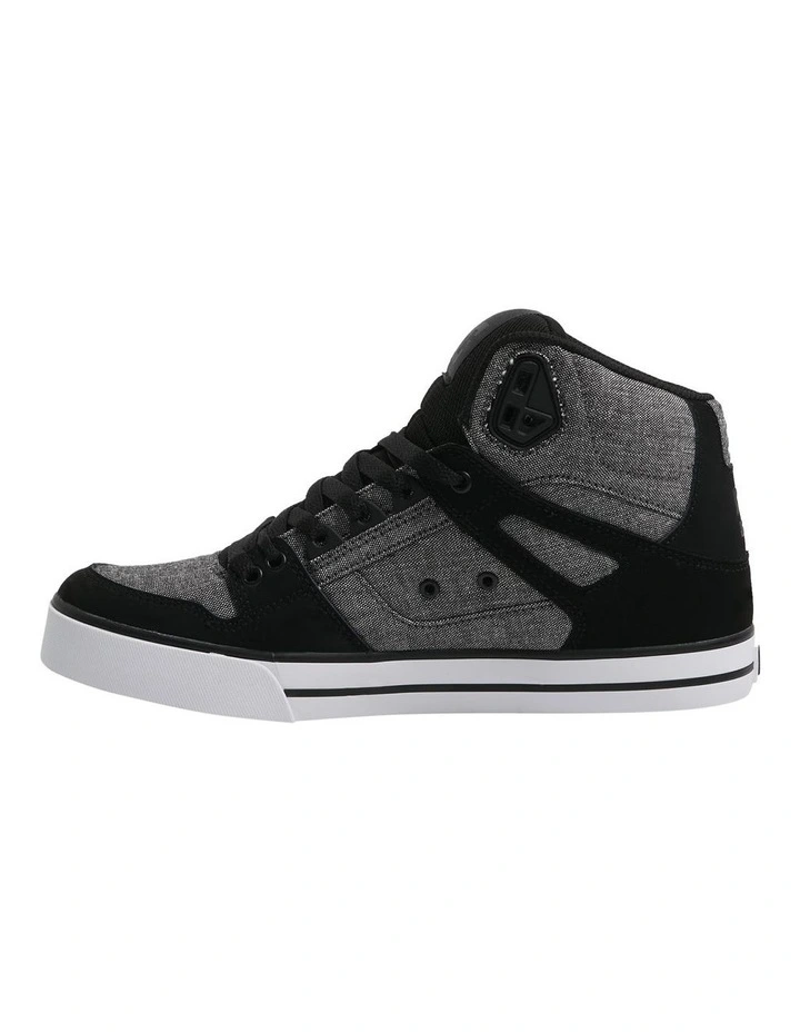 DC Pure High-Top Shoes In Black 4 DC Pure High-Top Shoes In Black - Image 4