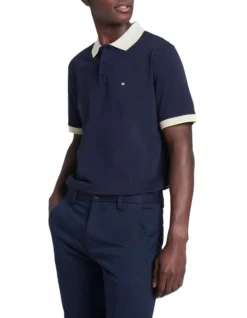 Tiller Polo Shirt In Navy