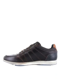 Goal Leather Dark Brown Lace-Up Casual Sneaker -Myer Clothing Shop 912908890 3 720x928