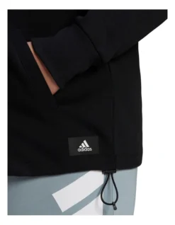 ADIDAS Sportswear Future Icons Quarter-Zip Sweatshirt Black -Myer Clothing Shop 913036510 4 1 720x928