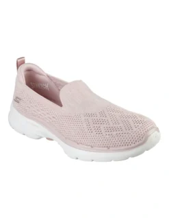 Skechers Go Walk 6 Valerie Shoe In Mauve