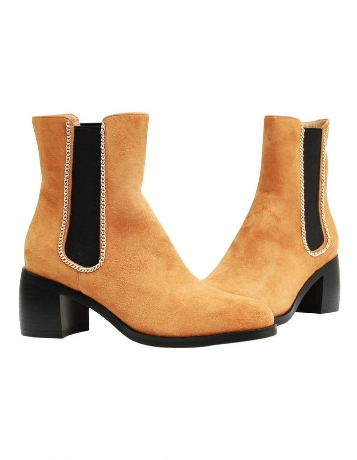 Remember Tonight Camel Suede Chelsea Boot 2 Remember Tonight Camel Suede Chelsea Boot - Image 2