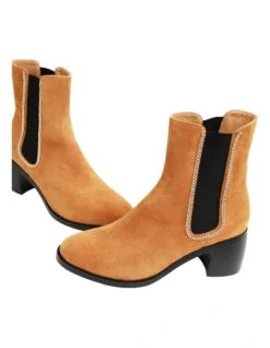 Remember Tonight Camel Suede Chelsea Boot 7 Remember Tonight Camel Suede Chelsea Boot -Myer Clothing Shop 914093380 4 720x928