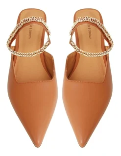 On The Go Leather Chain Camel Flat 7 On The Go Leather Chain Camel Flat -Myer Clothing Shop 914094010 4 720x928