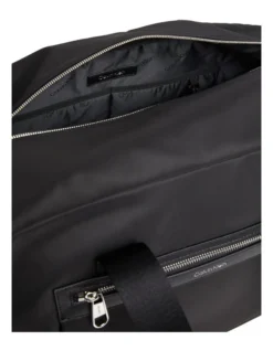Calvin Klein Classic Recycled Faux Leather Black Weekender Bag -Myer Clothing Shop 914363380 3 720x928