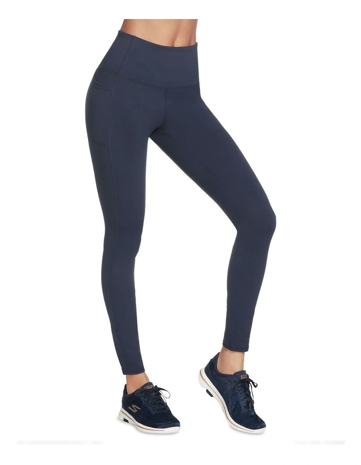 Skechers GoWalk II High Waisted Legging In Navy 3 Skechers GoWalk II High Waisted Legging In Navy - Image 3