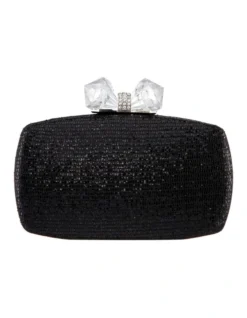 Felice Black Glitter Bag