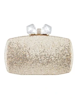 Felice Gold Glitter Bag