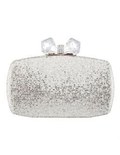 Felice Silver Glitter Bag
