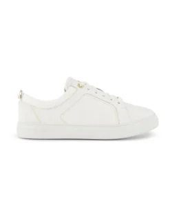 Dune London Estee Trainers In White