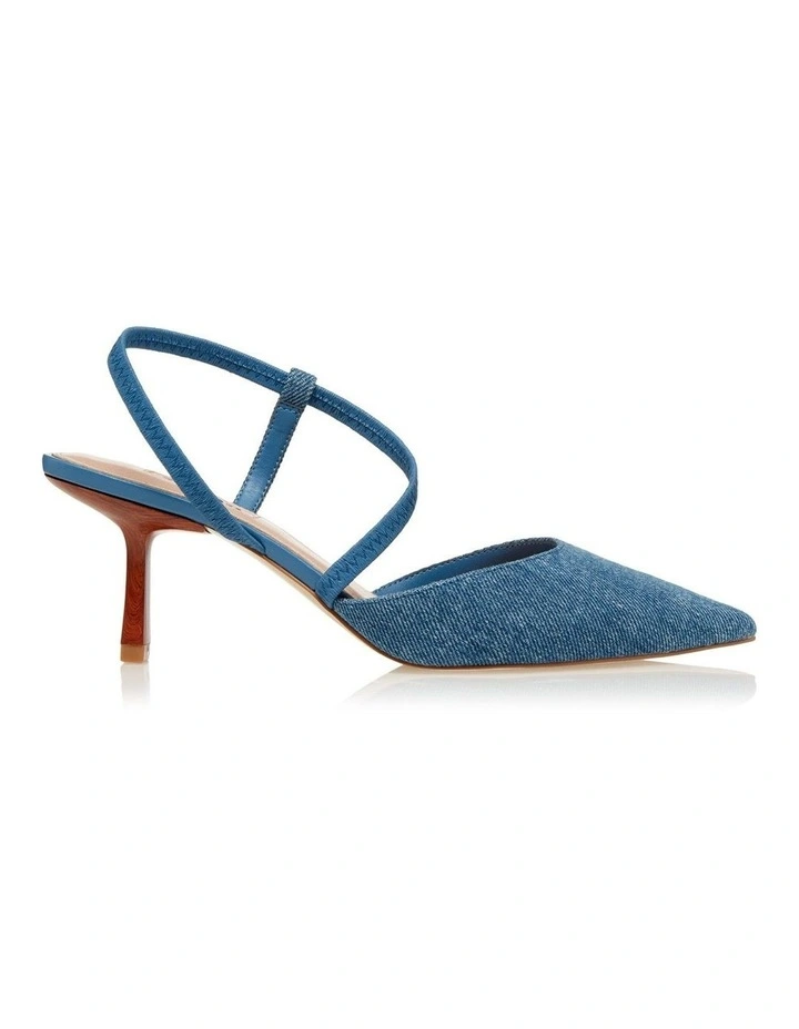Dune London Colombia Pumps In Denim Blue 1 Dune London Colombia Pumps In Denim Blue