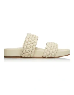 Dune London Laylow Sandals In Ecru