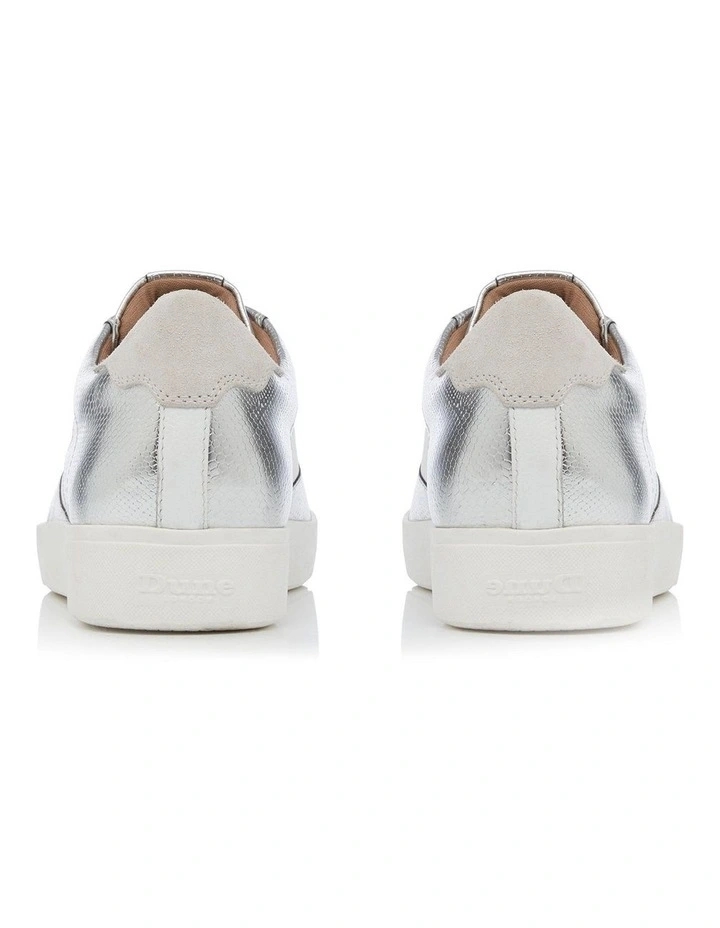 Dune London Energised Trainers In Silver 5 Dune London Energised Trainers In Silver - Image 5